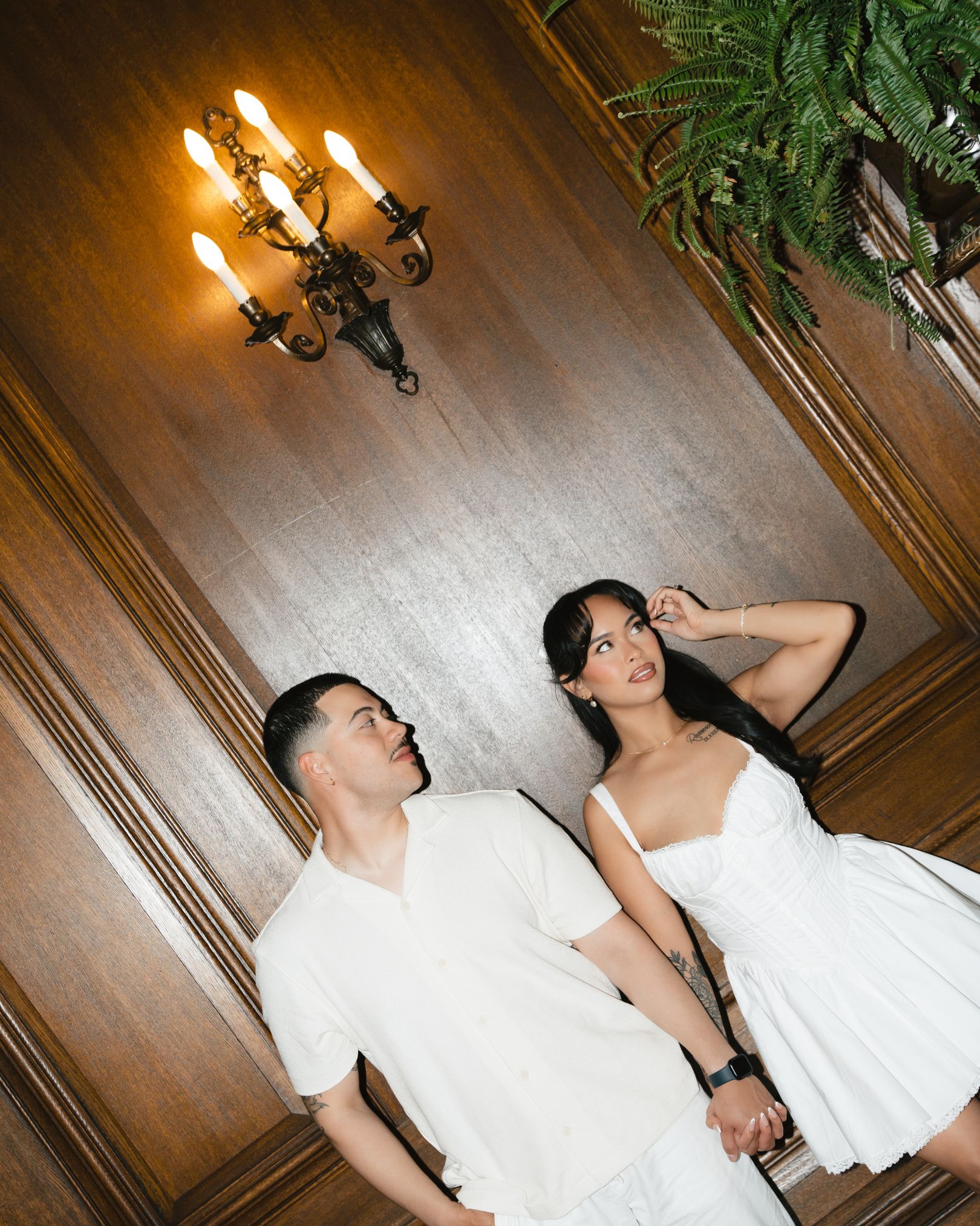 engagement photoshoot at Filoli Gardens captured by a Bay Area Wedding Photographer MVF Portraits