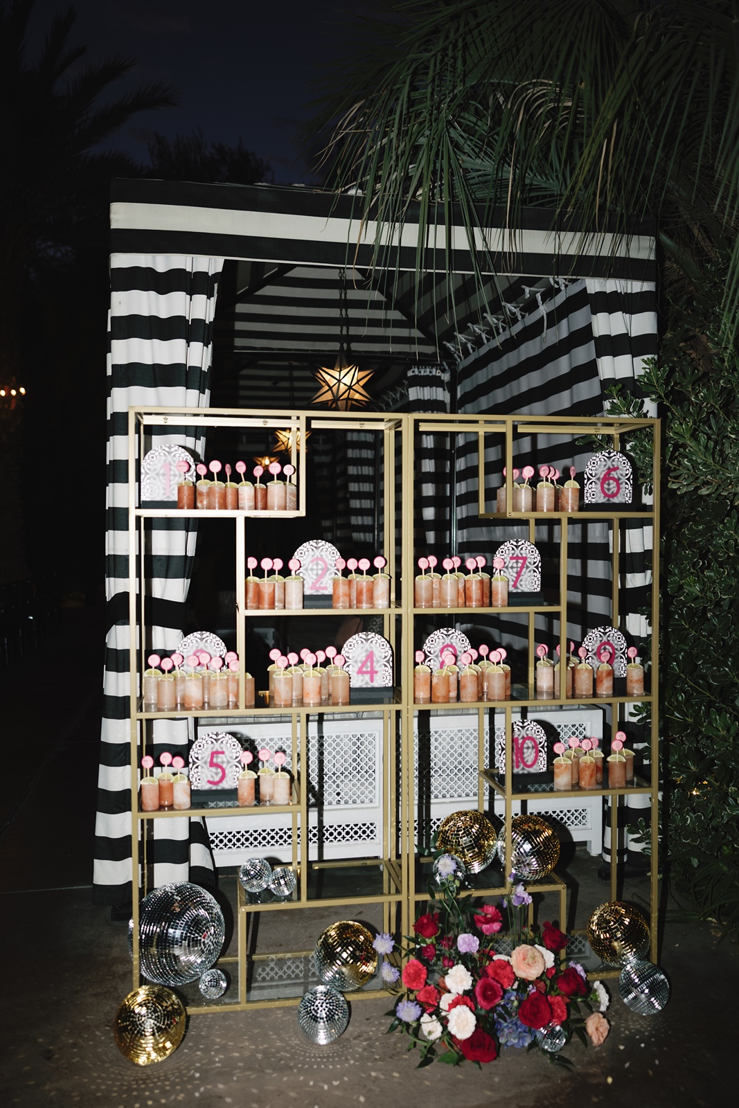 Wedding seating chart at the Sands Hotel and Spa wedding