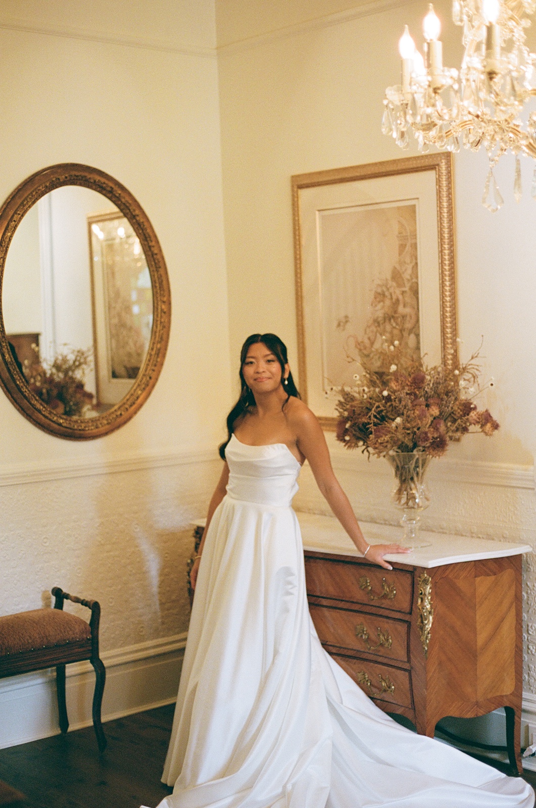 Bride at her California destination wedding