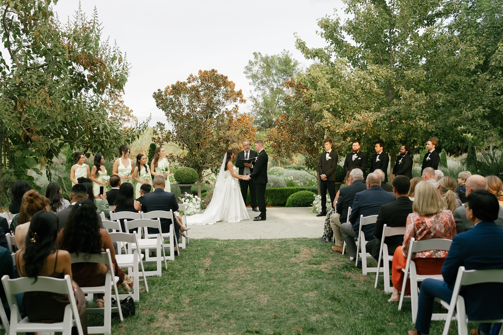 Destination wedding ceremony in Northern California