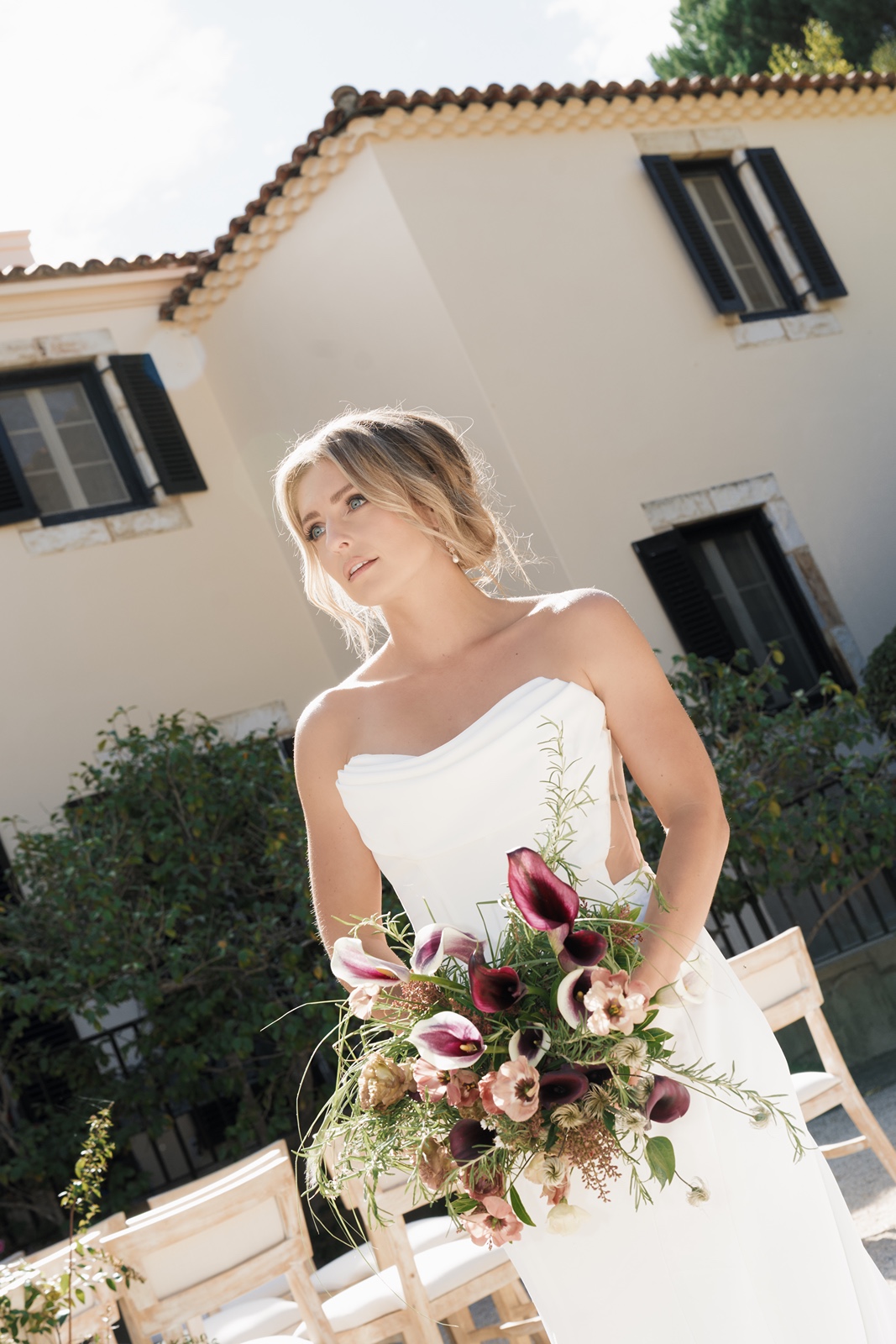 Bride at her Stonepine Estate wedding